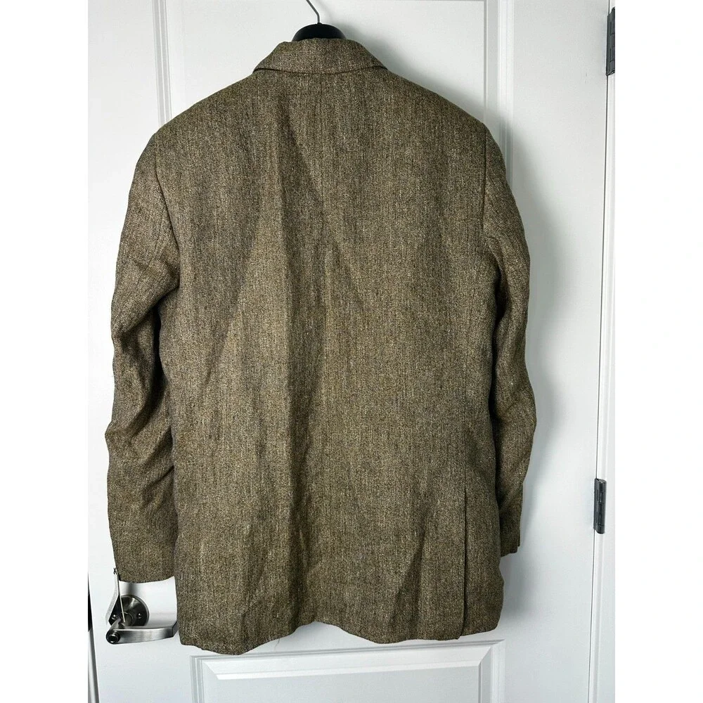 Banana Republic Relaxed Marzotto Italian 44L Linen Blazer Sport Coat Jacket NWT